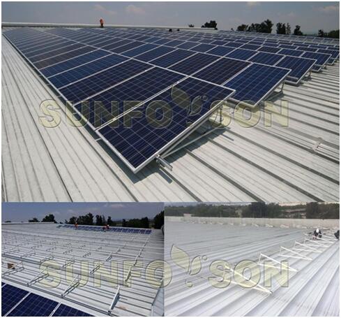 solar panel triangular mount systme