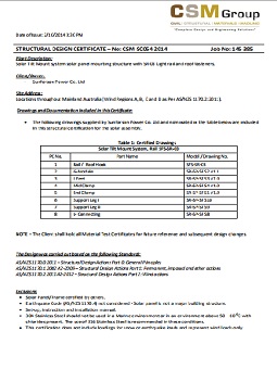 AS/NZS 1170 陶瓷瓦屋顶太阳能支架认证 SR03 rail