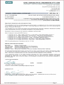 AS/NZS 1170斜屋顶太阳能支架认证